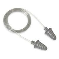 Ear Plugs, Cord, NRR 30, Gray, PK 120