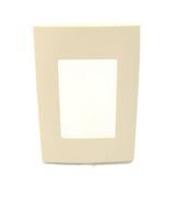 Leviton ACWP1-A 1-Gang Device, Acenti Wallplate, Screwless Snap-On Mount, Natural