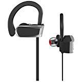 Hiwara Bluetooth Headphones, Wireless Sports Earphones IPX7 Waterproof HD Stereo Sweatproof Earbuds for Running Rym Workout 8 Hour Battery Noise Cancelling Headsets