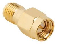 Amphenol Connex Adapter, SMA Jack To SMA Plug, Straight, PTFE Insulating Material, Brass Body, 50 Ohm Impedance, 18Hz Max Frequency
