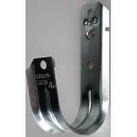 Metal J Hook With 4in Loop For Nail Screw or Bolt