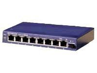 NETGEAR EN108 - Hub - 8 x 10Base-T + 1 x 10Base-2 + 1 x AUI - desktop
