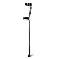 Walking stick Forearm Crutches Closed-Cuff, Adjustable, Ergonomic Comfortable Wrist Handle, Comfortable On Wrist - Molded, Non Skid Replaceable Rubber Fauay