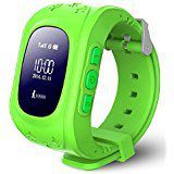 Kids Smart Watch, HALOFUN Q50 Wrist Watch with Anti-Lost GPS Tracker SOS Call Location Finder SIM Card Slot Remote Monitor Pedometer Smart Watch for Kids (Green)