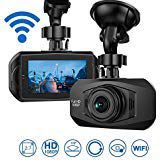 YooZoo Dash cams for Cars 2.7 inch Pro WiFi car dvr Driving Recorder Sony Sensor, F1.8 Aperture WDR for Night Driving, 170 ̊ Lens, G-Sensor, Loop Recording, Parking Mode car Record auto Camera