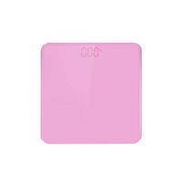 Electronic Digital Weight Bathroom Body Scale Electronic Scale Home Body Weight Scales Health Toughened Glass Display 180kg,Rose Red
