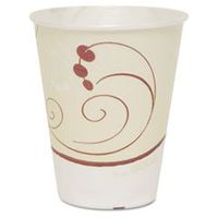 Solo Trophy Symphony Foam Cups, 10oz, Beige/White/Red, 50/Sleeve (SCCOFX10N) Category: Foam Cups
