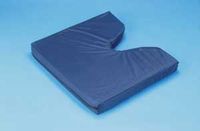 Coccyx Cushion With Navy Rip-Stop Fabric Zippered Cover, Size: 16“ x 18“ x 2“ , So