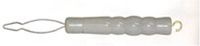 Kinsman Enterprises 30039 Vinyl Grip Jumbo Loop Button Hook with Zipper Aid, 8-1/2" Length