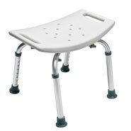 Lumex 7931RGY-1 Platinum Collection Bath Seat Without Backrest, Sea Grey, Retail Packaging
