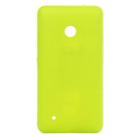 JUNXI Phone case Phone Cover Solid Color Plastic Battery Back Cover for Nokia Lumia 530/Rock/M-1018/RM-1020(Black) Classic and Fashion (Color : Yellow)