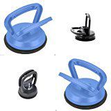 Car Dent Pullers COMBO: 4 Pack (2 Large Blue & 2 Small Black) by One & Only USA