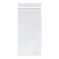 Plymor Zipper Reclosable Plastic Bags, 2 Mil, 4" x 8" (Pack of 200)