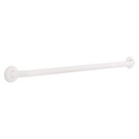 Franklin Brass 5736W 1-1/4-Inch x 36-Inch Concealed Mount Safety Bath and Shower Grab Bar, White