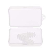 1 Pair Noise Cancelling Hearing Protection Earplugs Food Grade Silicone Flight Earplugs Travel Sleep