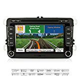 AIMTOM AMN-7117-MB Volkswagen Jetta Passat EOS CC Golf GTI GLI Tiguan Beetle In-dash GPS Navigation Radio Bluetooth DVD CD Stereo 7" Touchscreen AV Receiver USB SD Player w/Copyrighted iGo Primo Maps