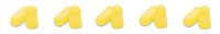 3M E-A-R TaperFit 2 Regular Uncorded Earplugs, Hearing Conservation 312-1219 in Poly Bag (5-(Pack))