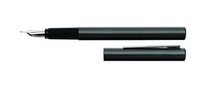 Porsche Design P3125 Slimline Graphite Fountain Pen, Medium Nib, Rhodinized 18 Carat Gold Nib (995860)