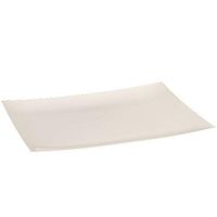 Lillian 11-3/4 X 9 Inch Rectangular Plastic Plates, 10 Count, Sahara