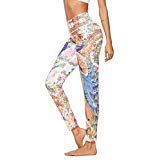 BNisBM Pants Leggings, New Womens Printed Yoga Gym Sports Leggings Fitness Stretch Trouser Pencil Pants (XL, Multicolor)