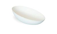 Bio 'n' Chic Egg Shaped Sugarcane Dish (Case of 300), PacknWood - Small Compostable Plates and Bowls for Appetizer or Dessert (3.9" x 1.2") 210BCHICEGG