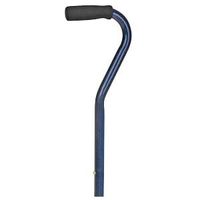 Small Base Adjustable Quad Cane, Ice Blue