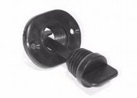 T-H Marine DP-1-DP Self-Retaining Boat Transom Drain Plug - Black