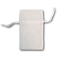 Large White Organza Pouches - Pack of 12