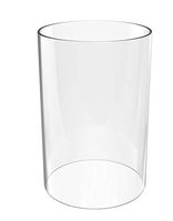 Chimney Glass - Clear Candle Holders Open End - Height8" Diameter 4"-Stage Props & Home Decoration - Candle- (Multiple Specifications)
