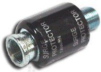 Coax cable in-line surge protector