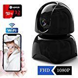 WiFi Security Camera Home 1080P Include 32GB Card,IP Surveillance HD Indoor Cameras Wireless Cam Baby/Elder/ Pet/Nanny Monitor,Night Vision, Motion Detection,Two-Way Audio