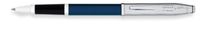 Cross Century II, Chrome and Translucent Blue Lacquer, Selectip Rolling Ball Pen (AT0085-41)