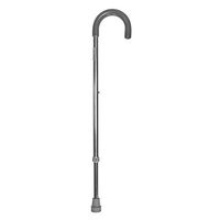 MediChoice Height Adjustable Cane, 1 Inch Increments from 30 to 39 Inches, 250 lb. Capacity, Aluminum, 1314077740 (1 Per Pack)