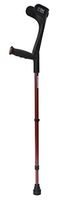 Walk Easy Adult Forearm Crutches Half Cuff Model 455 (Pair) (Coal)
