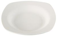 Yanco AC-511 ABCO 11.5" Square Pasta Bowl, 26 oz Capacity, Porcelain, Super White, Pack of 12