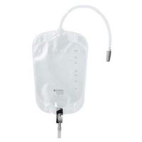 2 Pack Conveen Security Leg Bag Kit with Clamp, Tubing, Non-Latex Straps, 34 fl oz, 1000 mL #21027 New and Improved