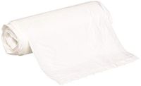 Plasticplace 4 Gallon Trash Bags │ 0.5 Mil │ White Garbage Can Liners │ 17" x 18" (250 Count)