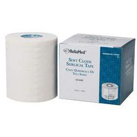 Reliamed Soft Cloth Surgical Tape 3" X 10 Yds, Latex Free, Hypoallergenic, Water Resistant, Perforated for Easy Tearing