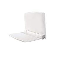 FLYSXP Bathroom Wall-Mounted Folding Stool Shower Room Entrance Door Wearing Shoes Maternity Room Dressing Room Seat Bath Stool (Color : White, Size : 37.6cm32.4cm+32cm)