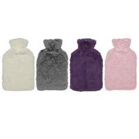 Cassandra Soft Fur Hot Water Bottle & Cover Set, Pack of 6