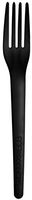 Eco-Products Plantware Renewable & Compostable Forks, 7-Inch, Black, Case of 1000 (EP-S017BLK)