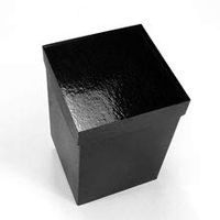 12 X 12 X 9 Black Heavy Wall Gift Box Bottom