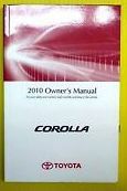 2010 Toyota Corolla Owners Manual