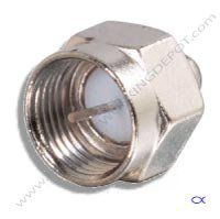Terminator, 75 OHM, F Port Screw-on, 5-2050Mhz, 5 pack