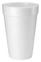 Disposable Cold/Hot Cup 16 oz. White, Foam, Pk1000