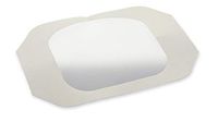 DermaView II Transparent Film Dressing Rectangle 4 X 4-1/2 Inch Frame Style Delivery with Label Sterile, 00253E - Box of 50