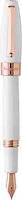 Montegrappa Fortuna White Rose Gold Plated Fountain Pen Medium Nib