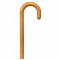 Wooden Walking Cane Natural Stain