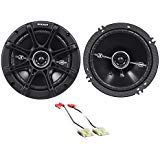 Pair of Kicker 41DSC654 6.5" D-Series 2-Way Car Speakers with Thin-profile Woofers Totaling 480 Watt Peak/120 Watt RMS (240 Watt Peak/60 Watt RMS Each Speaker)