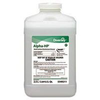 DIVERSEY INC Alpha Hp Disinfectant Cleaner 2.5 L Ctrs, 4 CS